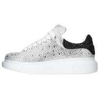 Alexander McQueen Oversized Low top Stylish Skateboarding Shoes Men's Black White 604223WHCE49329 40 white
