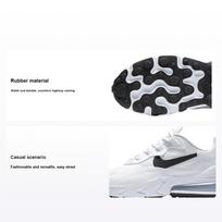Nike Air Max 270 React moteriški sportbačiai, juodi ir sidabriniai, CI3899-101 36.5