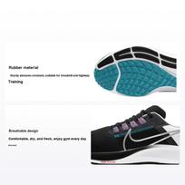 Nike Air Zoom Pegasus 38 Juodos Metalo Sidabro Vyriški Sportbačiai Balti Chlorinės Mėlynos CW7356-003 45 blue