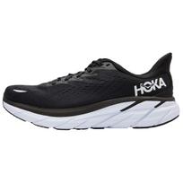 HOKA Clifton 8 2E Plati Juoda Balta Vyriški Sportbačiai 1121374-BWHT 43 black
