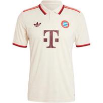 Adidas Originals SS24 24/25 Third Authentic Jersey FC Bayern Retro Sports Short Sleeve Football Shirt Men Tops Beige IZ3131 XL white