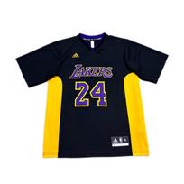 Adidas X NBA Collaboration Lakers Kobe 24 Hollywood Night REP Printed V-Neck Pullover Short Sleeve Basketball Jersey Unisex jersey 7818A-3LG-AEB836 M yellow