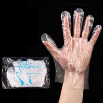 100 vnt. maistinių plastikinių pirštinių, skaidrios, vienkartinės pirštinės, virtuvės reikmenys