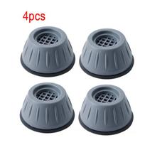 4pcs Rubber Feet Pads Non-slip Anti Vibration Universal Washing Machine Refrigerator Support Dampers Regular gray
