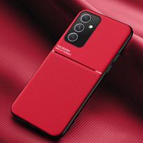 Non-Slip Case For Samsung Galaxy A7 A37 A17 A6 A36 A26 A16 A1 A2 A3 A A4 G Cover Built-in Car Holder Magnetic Fundas For Galaxy A15 4G red
