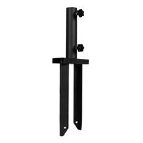 Heavy-Duty Flag Pole Holder Ground Stake Metal Flag Spike for Ground Adjustable Feather Flag Base Universal Light Stakes Rust-Resistant Outdoor Stand juoda