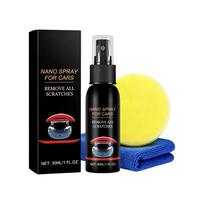 Car scratch remover nano polishing restorer 30ml spray detailing paint restoration set for truck SUV RV sedan Scratch Repair red