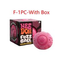 Needoh Fuzz Ball Jellyfish Squishy Blind Box Serija Įvairių Spalvų Mielas Medūzos Modeliavimas Streso Malšinimas Atsipalaidavimas Linksmas Žaislas Dovana