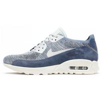 Nike Air Max 90 Ultra 20 Flyknit 'Grey White' Women's 889694-400 38.5 gray