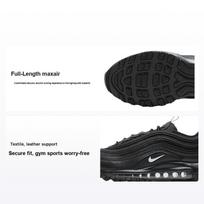 Nike Air Max 97 GS Black Anthracite Kids Sneakers White 921522-011 37.5