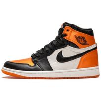 Air Jordan 1 Retro High OG Satin Shattered Backboard Women Sneakers Black black starfish-sail-black AV3725-010 40.5 black