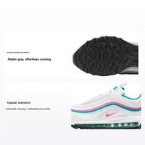 Nike Air Max 97 Balti Rožiniai Turbo Žali Moteriški Kedai Hyper-Pink DC5223-100 36.5 white