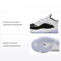 Air Jordan 11 Comfort Low GS Concord Kids Sneakers White Black DV2208-100 37.5