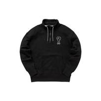 Puma x Ami Half Zip Sweatshirt Black Unisex Streetwear 535993-01 S black