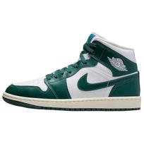 Air Jordan 1 Mid Oksiduotos žalios spalvos moteriški kedai Balti Sail BQ6472-133 36.5 white