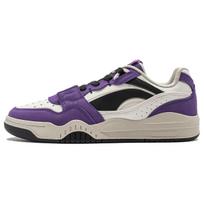 Li Ning Moon White Comfortable Versatile Shock Absorbing Breathable Low Top Sneakers Unisex Sneakers Purple AGCS427-13 38⅓ black