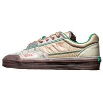 LiNing Acu X  50/50 15th Anniversary Classic Durable Lightweight Low-Top Skate Shoes Men sneaker Khaki AECS047-1 46⅓