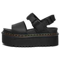 Dr. Martens Voss Odinis Dirželis Platformos Sandalas Juodi Moteriški Kedai 26725001 39 black