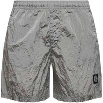 Stone Island Ss26 Shiny Solid Color Elastic Waist Square Swim Shorts Men swimwear L1S15B100004S0043V0061 S