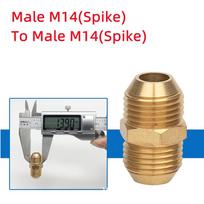1 vnt. 3/8  1/4  M14 M18 M22 sriegio vidinis adapteris aukšto slėgio plovimo degikliui M14(S) to M14(S) beige