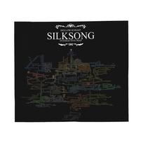 Hollow Knight Silksong Game Map Fashion Blanket Mysterious Flannel Awesome Soft Throw Fashion Blanket for Bed Sofa Textile Decor Couch 75x90cm black
