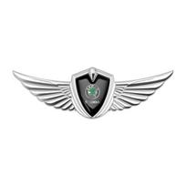 For Skoda Fabia Rapid Superb Octavia A 5 A7 2 Scala Kodiaq Karop Car Styling 3D Metal Wings Trunk Side Window Body Sticker Decal beige