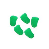 4.5cm Luminous Stones Dark Pebbles Fish Tank Glow in The Aquarium Rocks Pebbles 5pcs žalsvai mėlyna