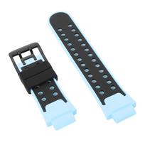 15mm Kids Smart Watch Band Water Resist Lightweight Silicone Watch Band Replacement with Stainless Steel Buckle for Sports Blue