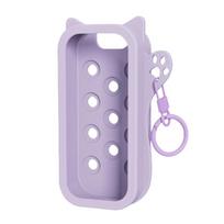 Silicone Protective Cover For 60ml Hand Sanitizer Body Fragrant Sprayer Bottle Durability And Nonslip Grip For Travel violetinė