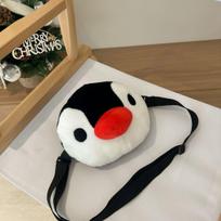 New Cute Pingu Pinga Penguins Face Children Plush Messenger Bags Crossbody bags For Women Shoulder bag dramblio kaulas