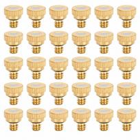 30pcs 0.2mm Orifice Sprayer Nozzle Brass Low Pressure Sprayer Nozzle  Backyard Cooling 0.2 mm Orifice