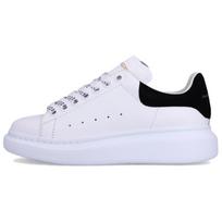 Alexander McQueen Oversized Sneaker Žemi Laisvalaikio Batai Moteriški Balti Juodi 553770WHGP79061 37.5 white