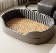 Didelis šunų būdas Šaldytuvas Šunų lovytė Keturis sezonus Universalus Ypač dideliems šunims Namas Sofa vasarai Mažas Tedy šuns sofa Šunų lovytė (as the picture,S)