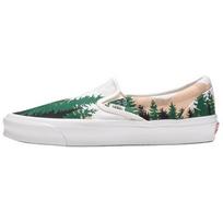 Kith x Vans Vault OG Classic Slip-On LX Treescape Unisex Sneakers Green White VN0A45JK6CD 39 white