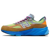 Action Bronson x New Balance 990v6 Pagaminti JAV Baklava Unisex sportbačiai Daugiaspalviai Pixel-Green Dazzling-Blue M990AB6 38 brown