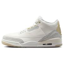 Air Jordan 3 Retro SE Craft Ivory Unisex Sportbačiai Balti Pilki-Rūko Spalvos Kreminiai FJ9479-100 47.5