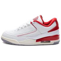 Air Jordan 2/3 White Varsity Red Men Sneakers Sail Cement-Grey FD0383-161 42