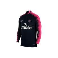 Nike Paris Saint-Germain Futbolo striukė su pusiniu užtrauktuku, 18-19 sezono vyriška striukė Juoda Rožinė 894192-011 S