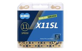 Grandinė - KMC X11SL Ti-N Gold/Black Waxed