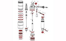 Amortizatoriaus remonto komplektas - RockShox Full