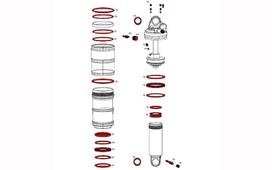 Amortizatoriaus remonto komplektas - RockShox Full