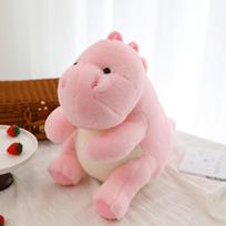 Naujas imituotas dinozauras pliušinis žaislas lėlė Tingus mažasis dinozauras miego pagalvė lėlė Gimtadienio dovana mergaitėms 25cm（0.2kg） gray
