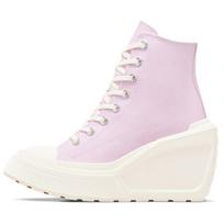 Converse Chuck 70 De Luxe Platformos Patogūs Aukšti Drobės Batai Moteriškas Kedas Violetinės Baltos Juodos A07584C 37.5 white