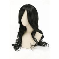 Anime Shego Cosplay Perukas 80cm Ilgas Garbanotas Banguotas Juodas Perukas Cosplay Plaukai Karščiui Atsparūs Sintetiniai Perukai as the picture- black