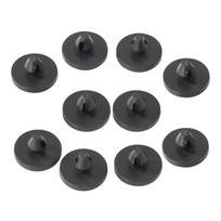 10Pcs Car Brake Switches Stopper Clutch Pedal Stopper for Vehicle 90541-06036 Automotive Accessories Brake Pedal Pad 1 black