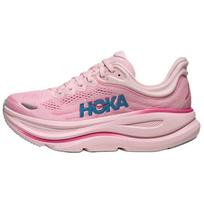 HOKA ONE ONE Bondi 9 Wide Patogūs Universalūs Patvarūs Kvėpuojantys Ilgo Nuotolio Bėgimo Bateliai Moteriški sportbačiai Rožiniai 1162014-RSTP 38⅔ white