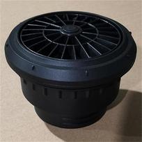 75mm Air Diesel Parking Heater Conditioner Duct Warm Air Vent Outlet with Fan black