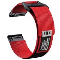 QuickFit 22mm 26mm pločio Garmin Fenix 7 7X Pro 6 6X 5 5X Plus QuickFit dirželis instinctive 2 pakeitimo apyrankė Quick 22mm raudona