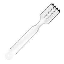 Žuvų skaliklis Nerūdijančio plieno žuvų skaliklio įrankis su ergonomiška rankena Žuvų žvynų valiklis Patogi rankena Žuvies skaliklio įrankis 1pc white