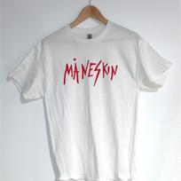 Maneskin White or Black Red Logo T-Shirt - M?neskin rock band classic T-Shirt S įvairiaspalvis